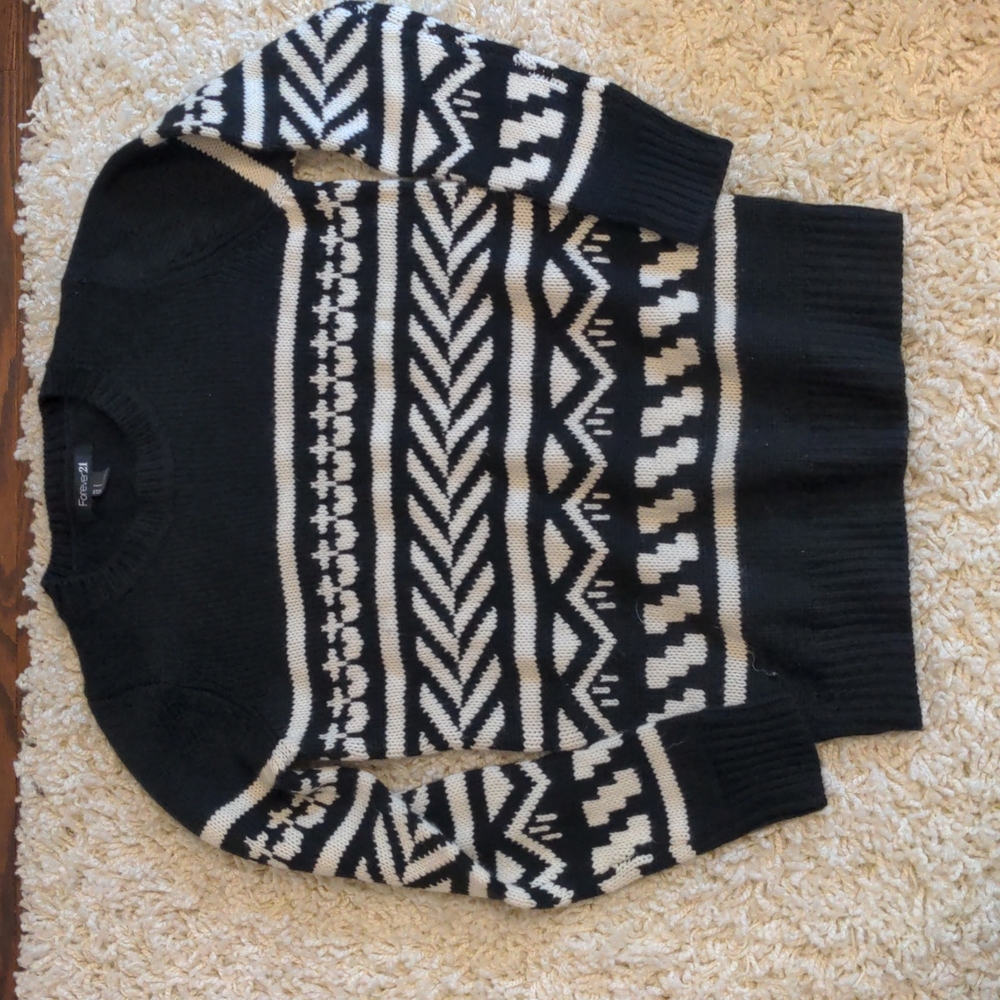Aztec oversized christmas sweater